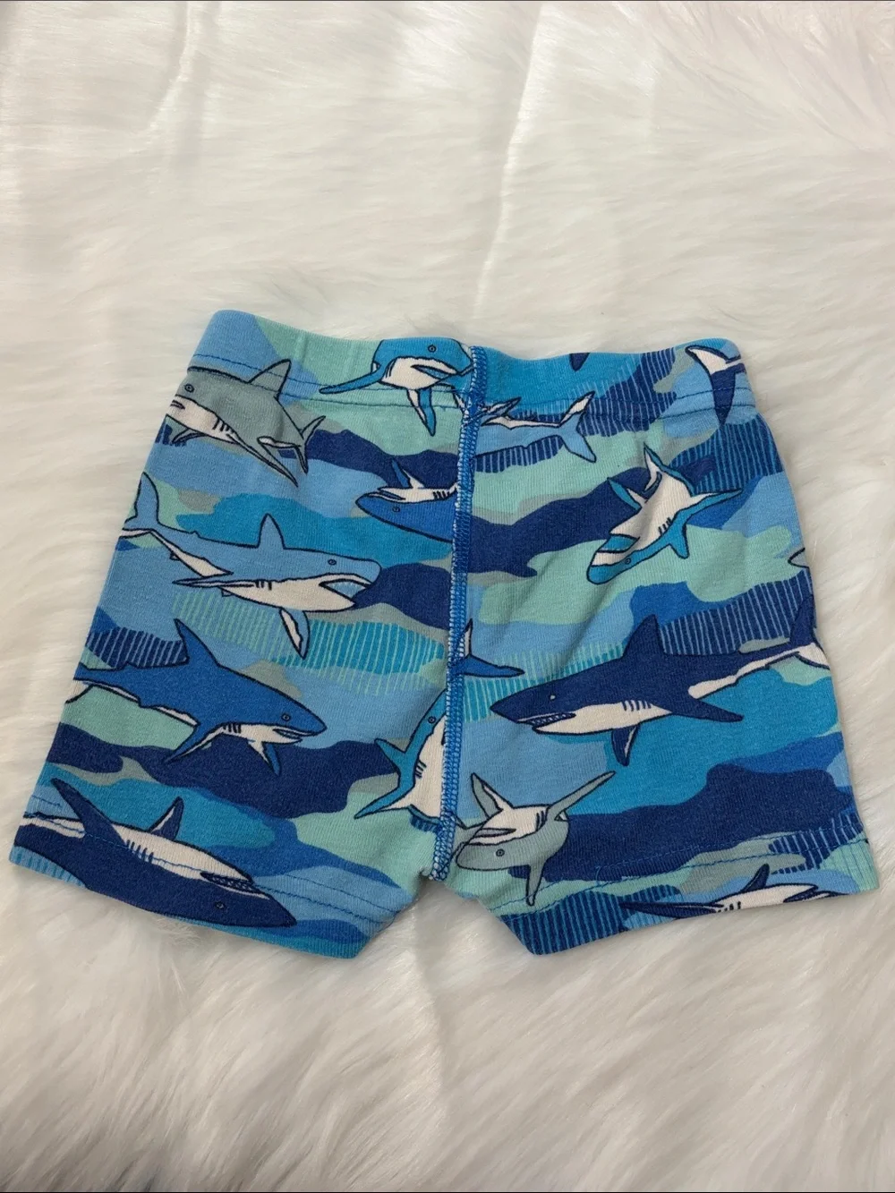 Hanna Andersson 100% Organic Cotton 2 Piece Shark Pajamas